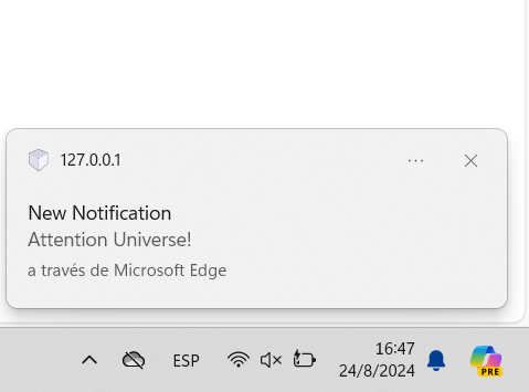 Notification